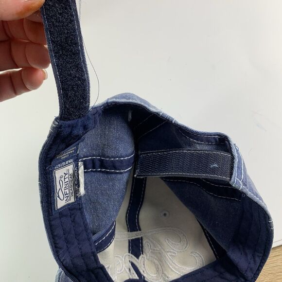 Infinity Headwear FORD Ladies Fit Hat Cap Blue/ Silver Sequin Adjustable Strap - Picture 9 of 10